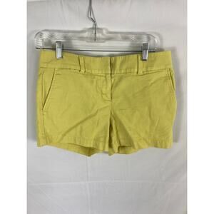 LOFT Lime Green Texture Shorts Size 0
